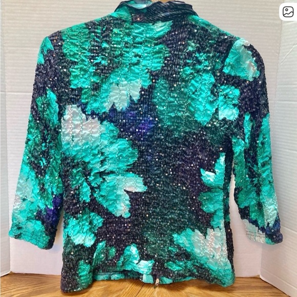 Joseph Ribkoff Multicolor Textured Blouse - Picture 9 of 14